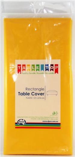 YELLOW TABLE COVER 1EA