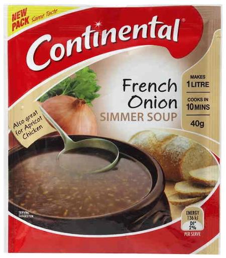 Continental French Onion Simmer Soup 40gm