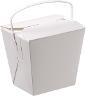 FOOD PAIL CARDBOARD WITH HANDLE WHITE (CA-PFP016WH) 16OZ